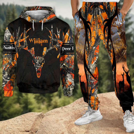 Passionné de chasse ? Sweat à capuche et pantalon de survêtement personnalisés pour la chasse