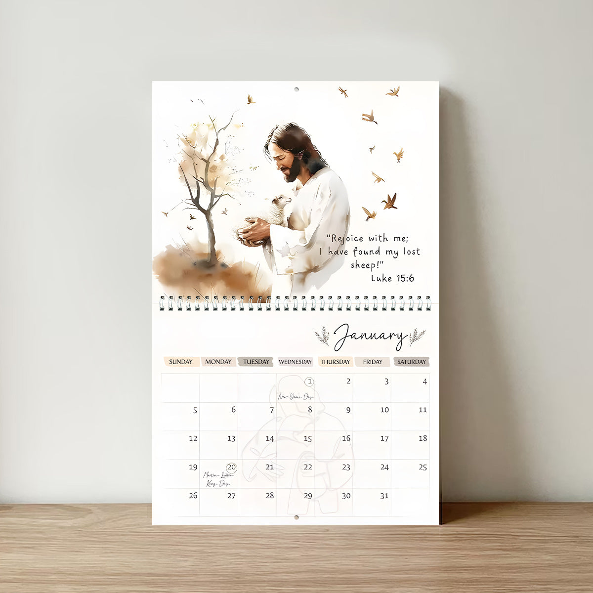 Blessed Time - Christian Wall Calendar