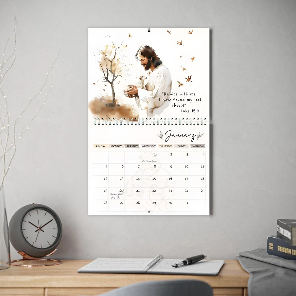 Blessed Time - Christian Wall Calendar
