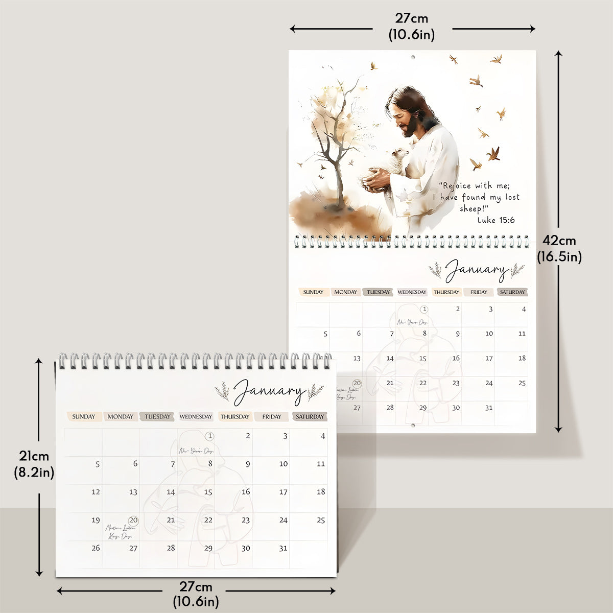 Blessed Time - Christian Wall Calendar