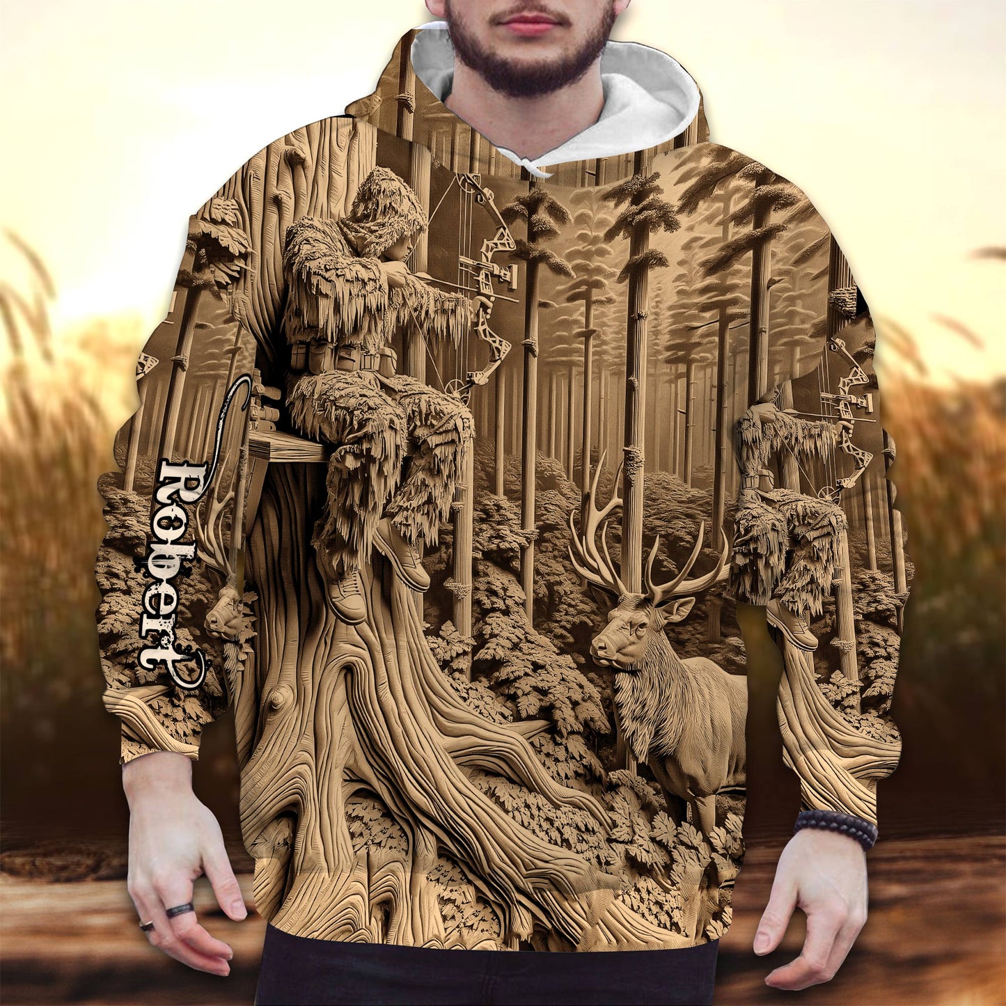 Love Hunting - Personalized Hunting All Over Shirt