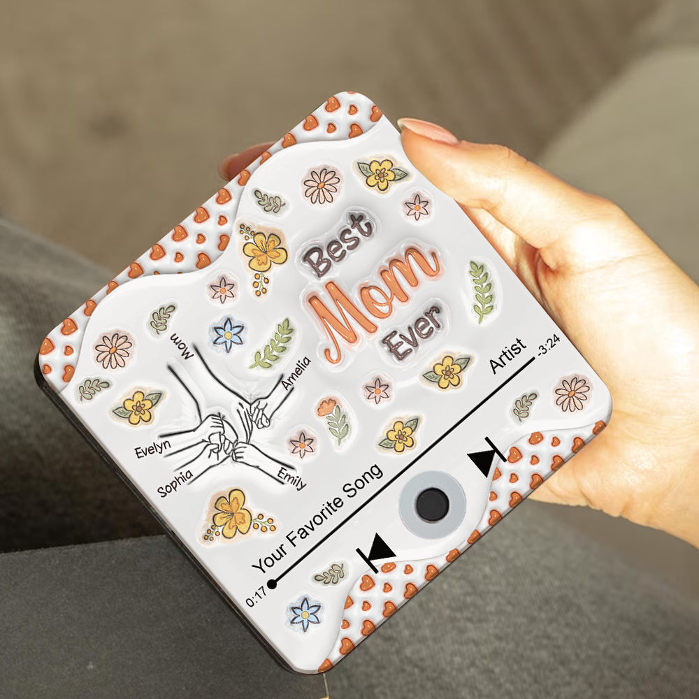 Best Mom Ever - Personalized Mother Music Fridge Magnet