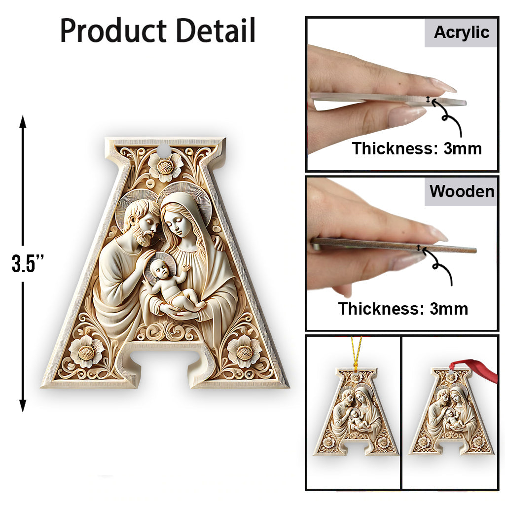 Believe - Personalized Christian Ornament