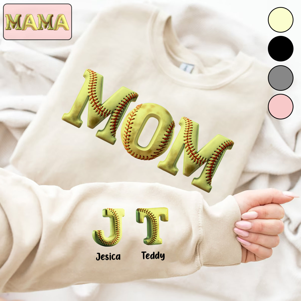 Solfball Mom - Personalized Softball All Over Shirt