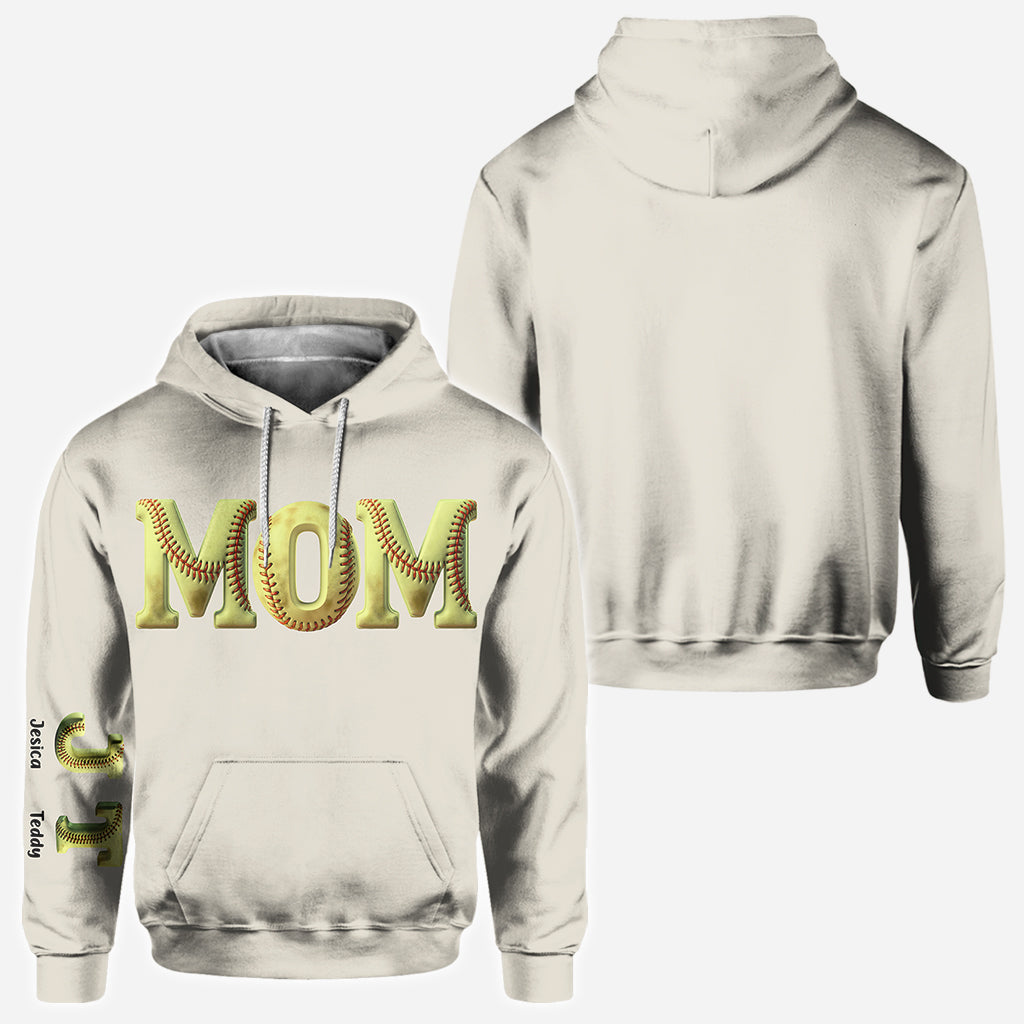 Solfball Mom - Personalized Softball All Over Shirt