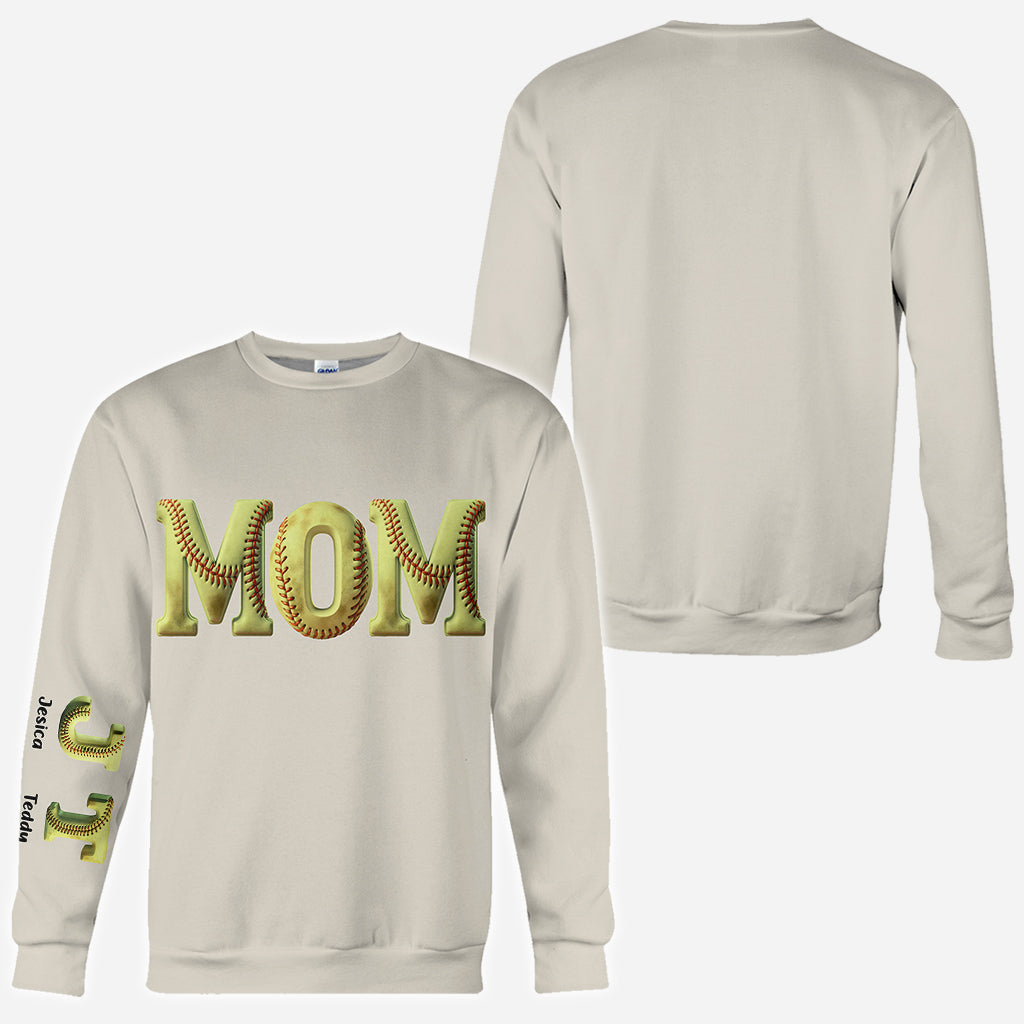 Solfball Mom - Personalized Softball All Over Shirt