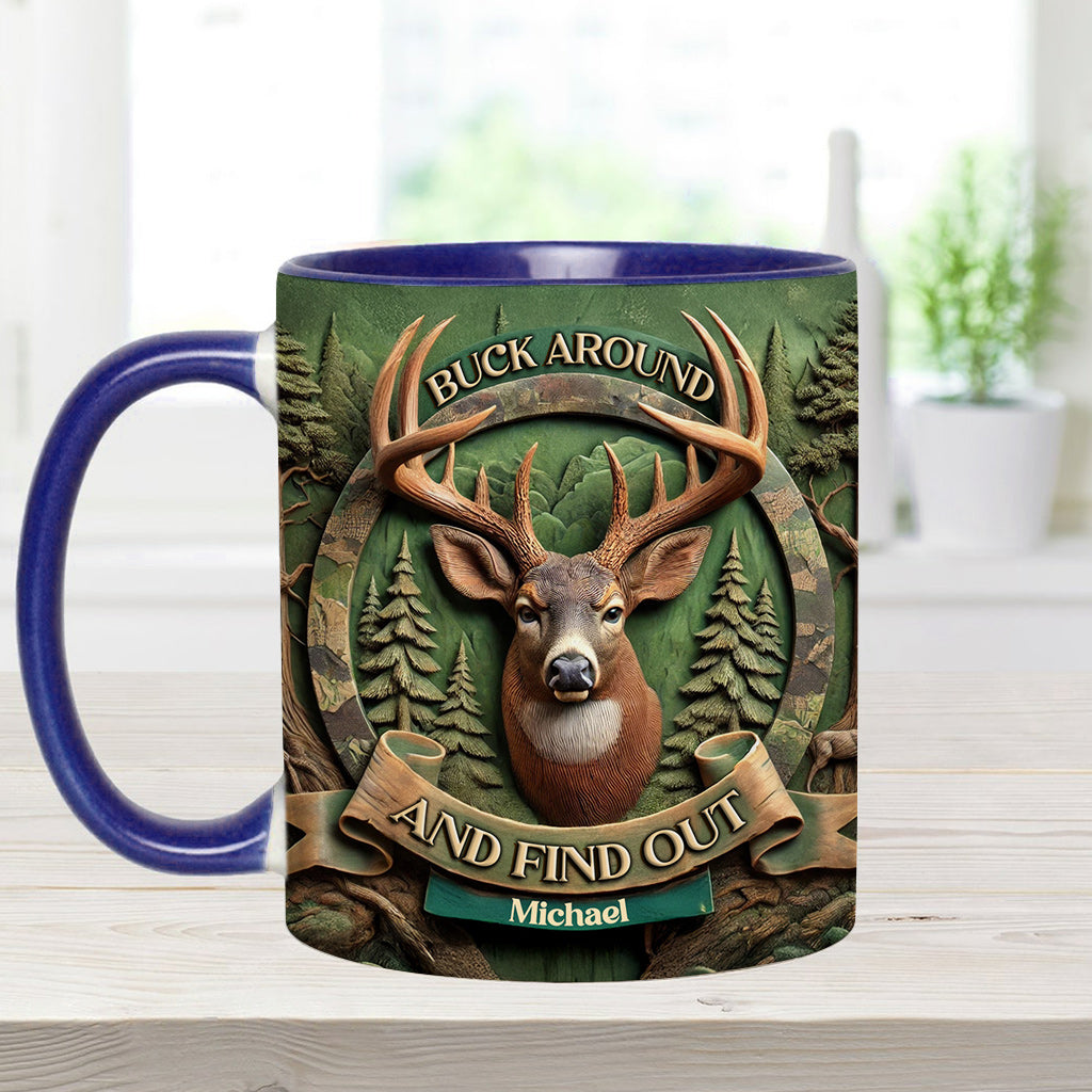 Chassez et découvrez ! - Mug personnalisé à thème chasse