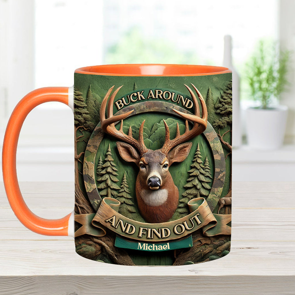 Chassez et découvrez ! - Mug personnalisé à thème chasse