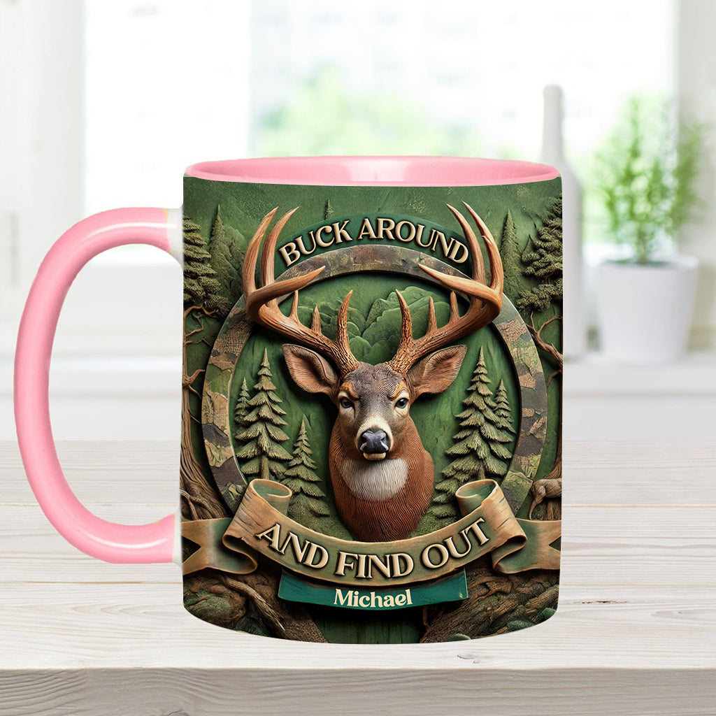 Chassez et découvrez ! - Mug personnalisé à thème chasse