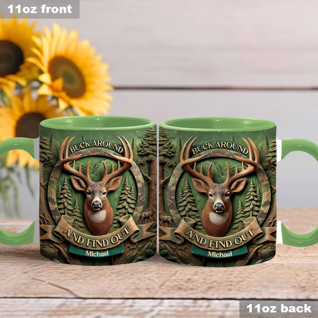 Chassez et découvrez ! - Mug personnalisé à thème chasse