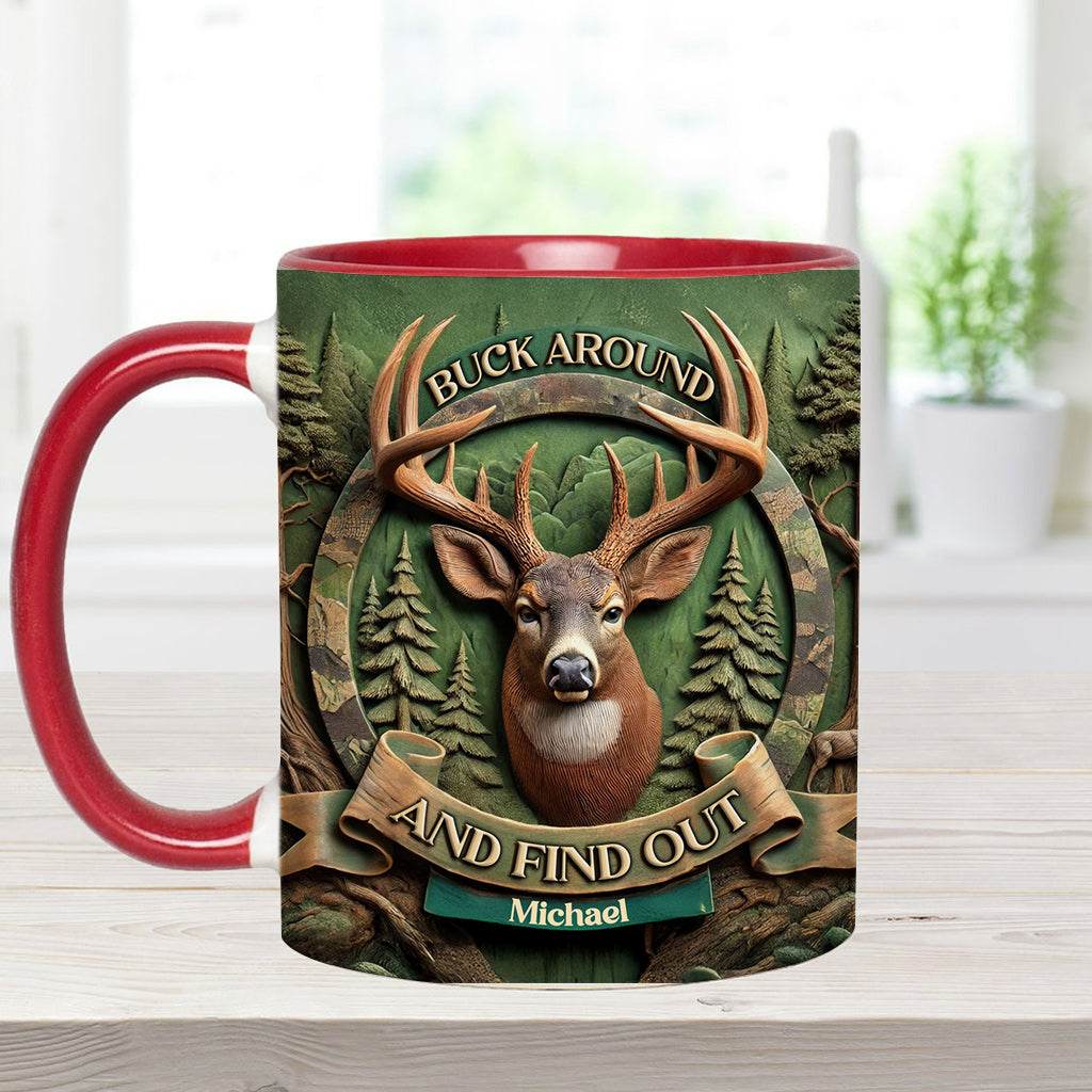 Chassez et découvrez ! - Mug personnalisé à thème chasse