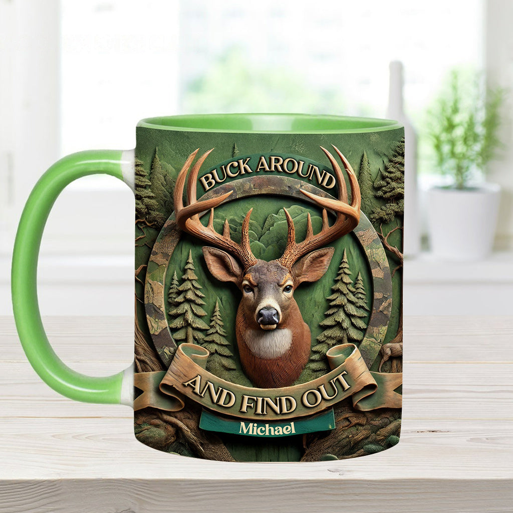 Chassez et découvrez ! - Mug personnalisé à thème chasse