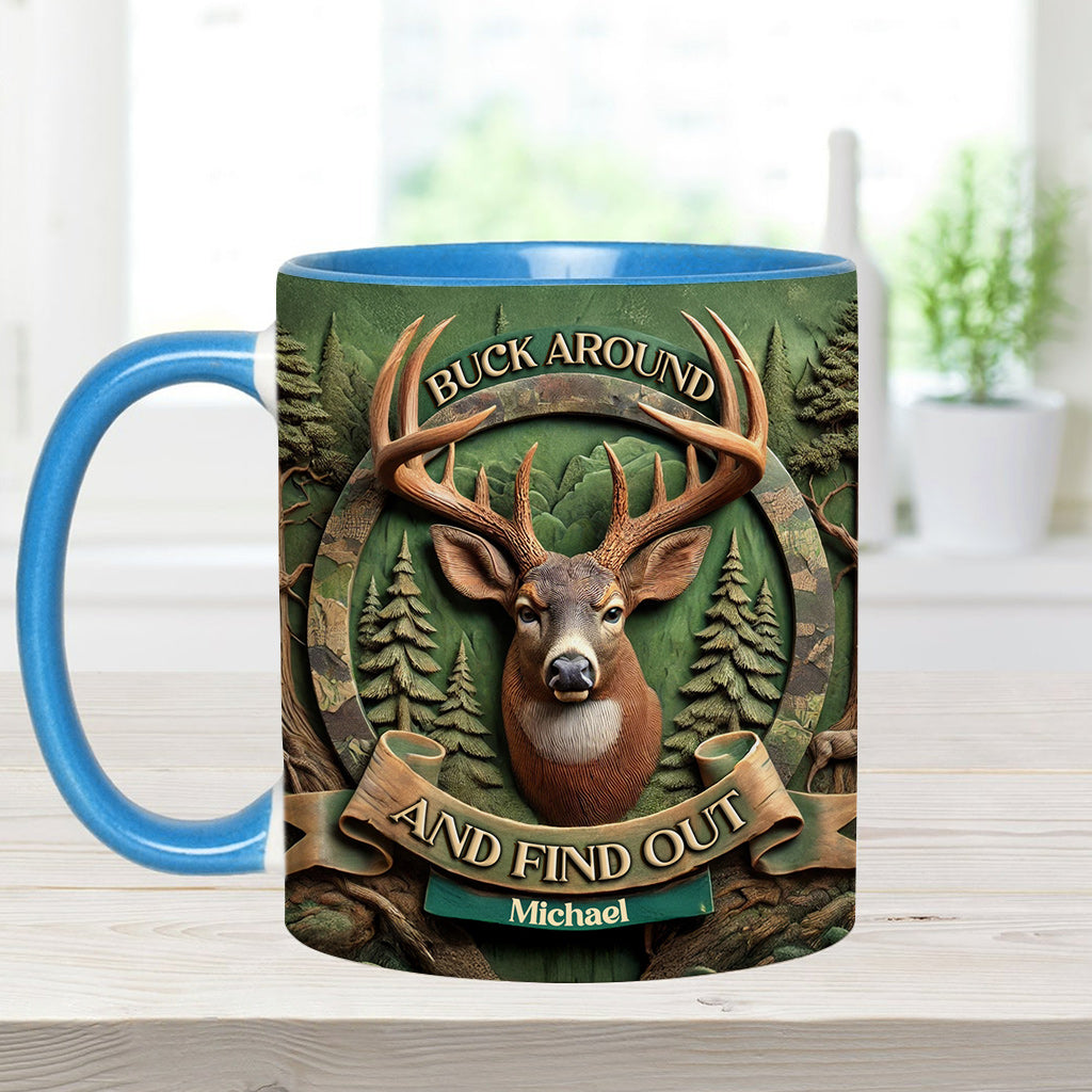 Chassez et découvrez ! - Mug personnalisé à thème chasse