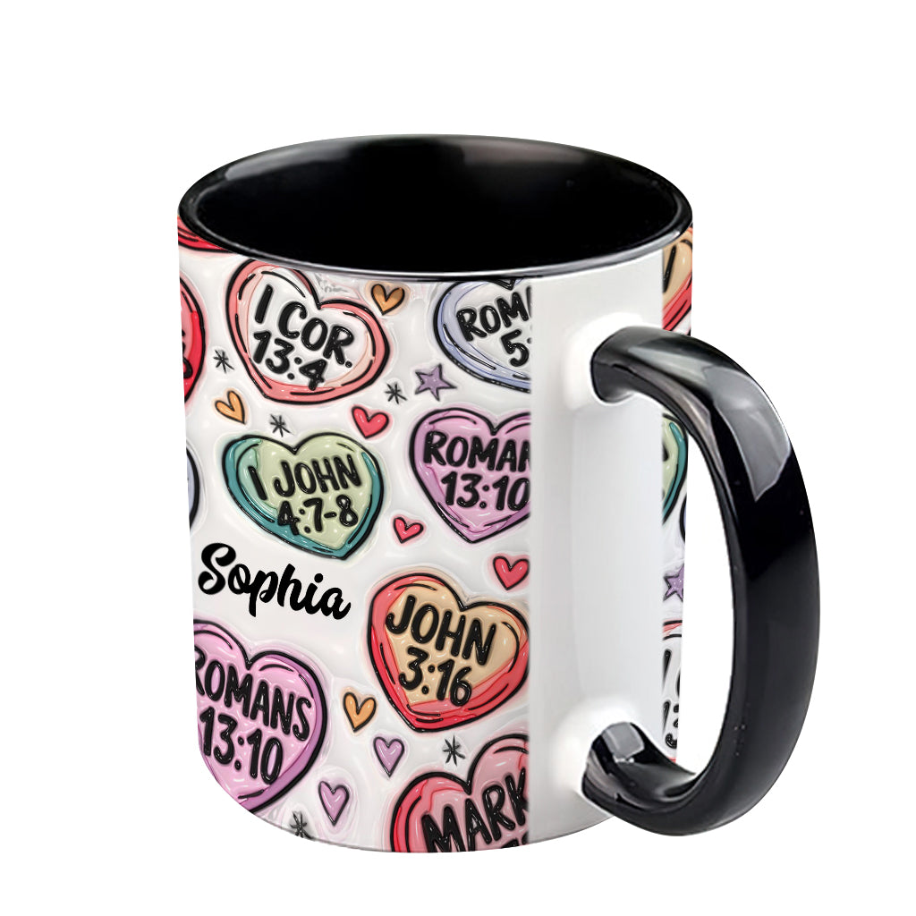 Faith Hope Love - Personalized Christian Accent Mug