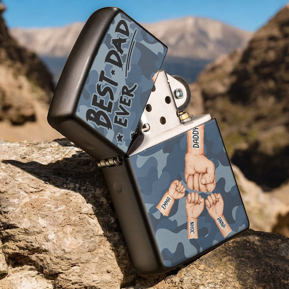 Best Dad Ever - Personalized Father Lighter