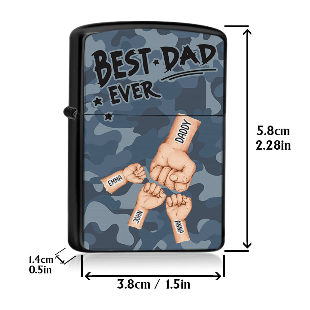 Best Dad Ever - Personalized Father Lighter