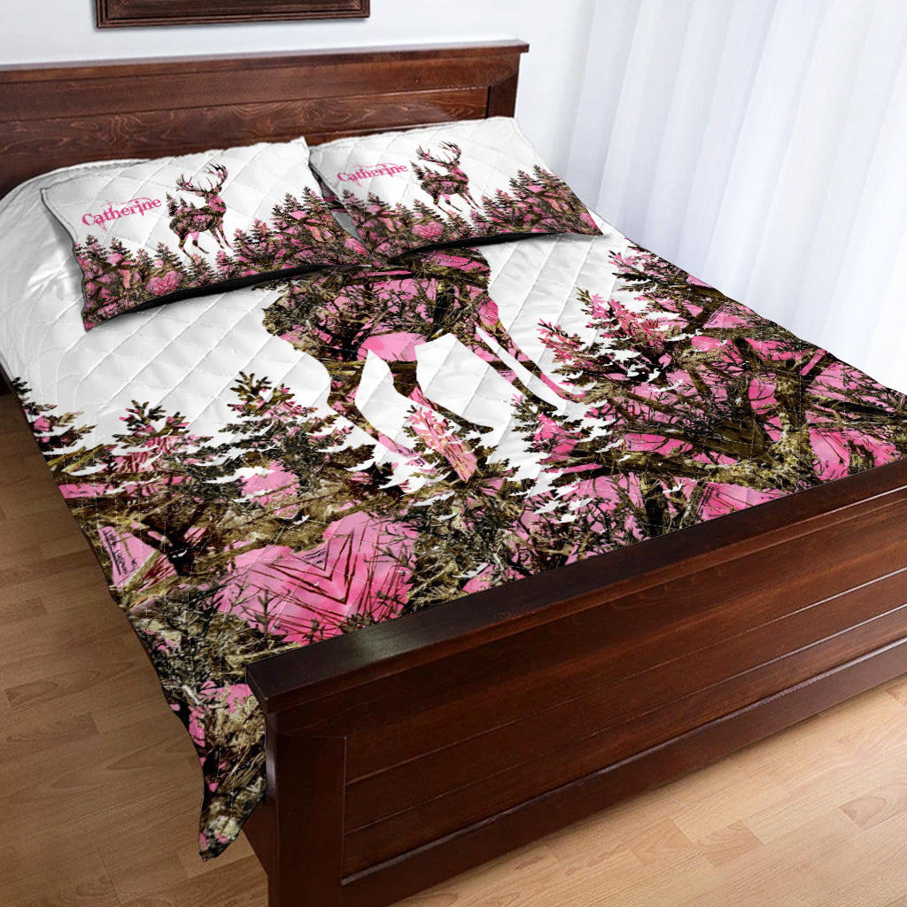 Love Hunting - Personalized Hunting Quilt Set