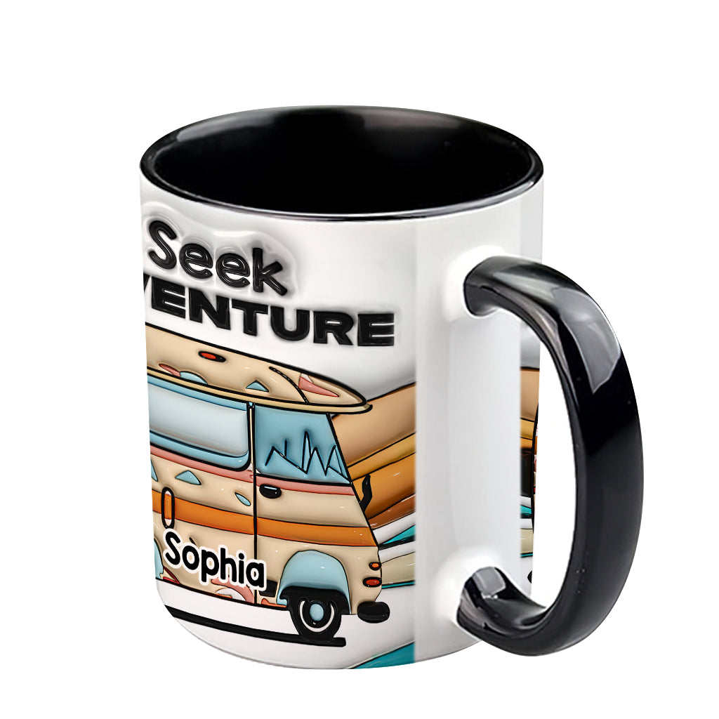 Seek Adventure - Personalized Camping Accent Mug