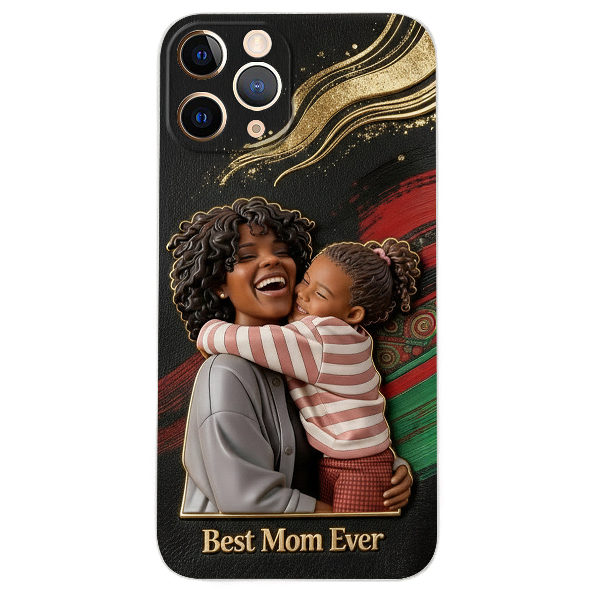 Black Pride, Black History Month - Personalized African American Leather Phone Case