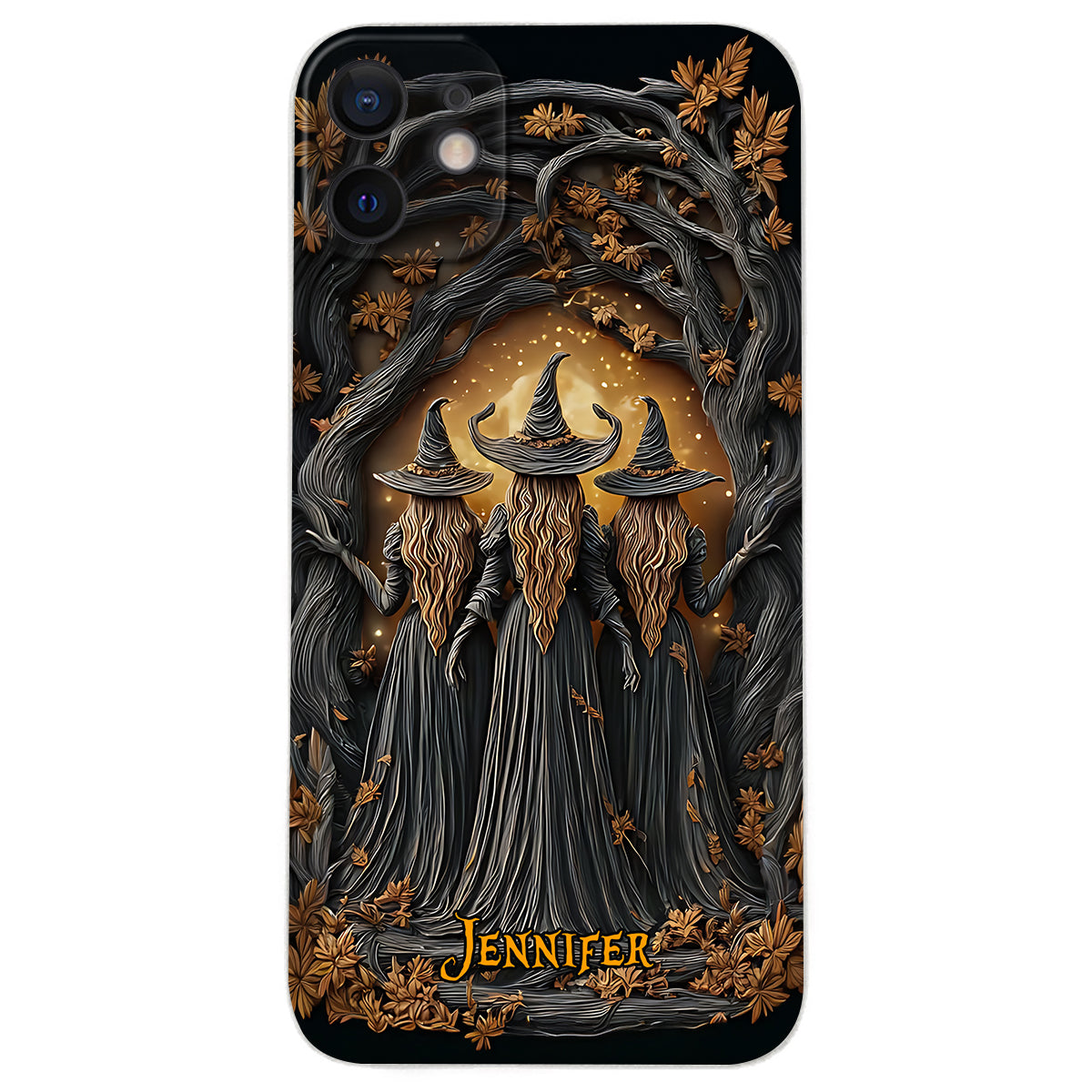 Best Witches - Personalized Witch Leather Phone Case