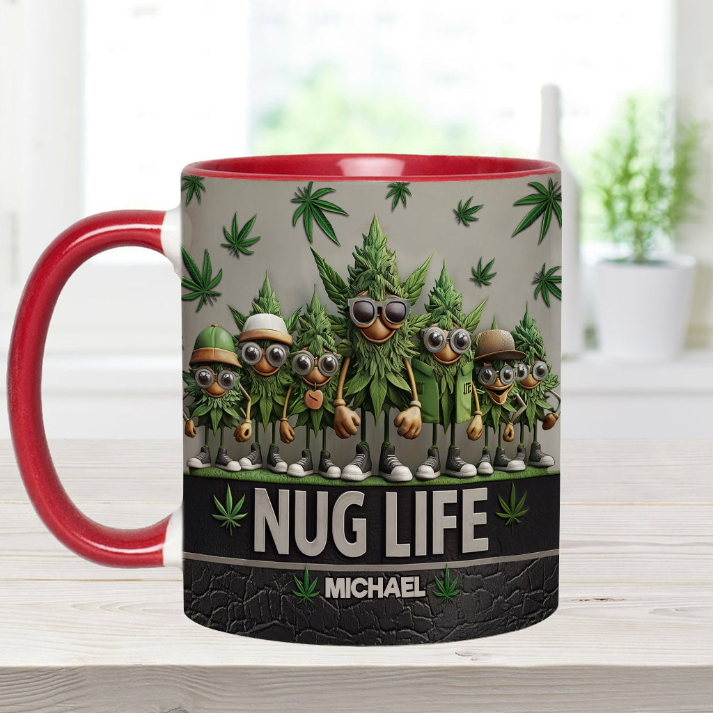 Nug Life - Personalized Weed Accent Mug