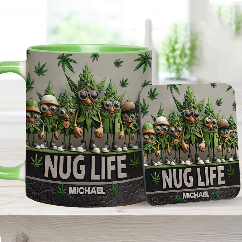 Nug Life - Personalized Weed Accent Mug