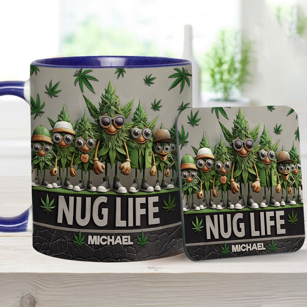 Nug Life - Personalized Weed Accent Mug