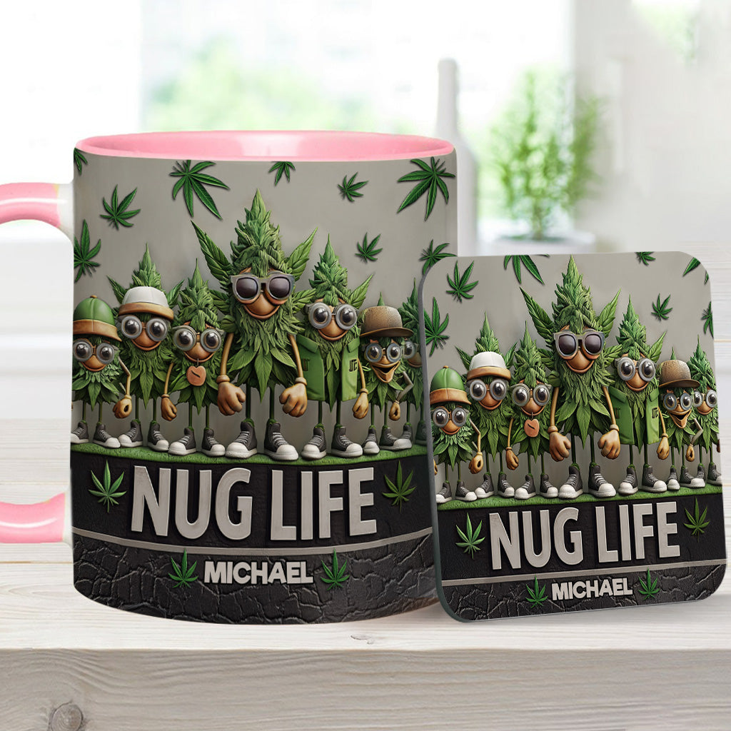 Nug Life - Personalized Weed Accent Mug
