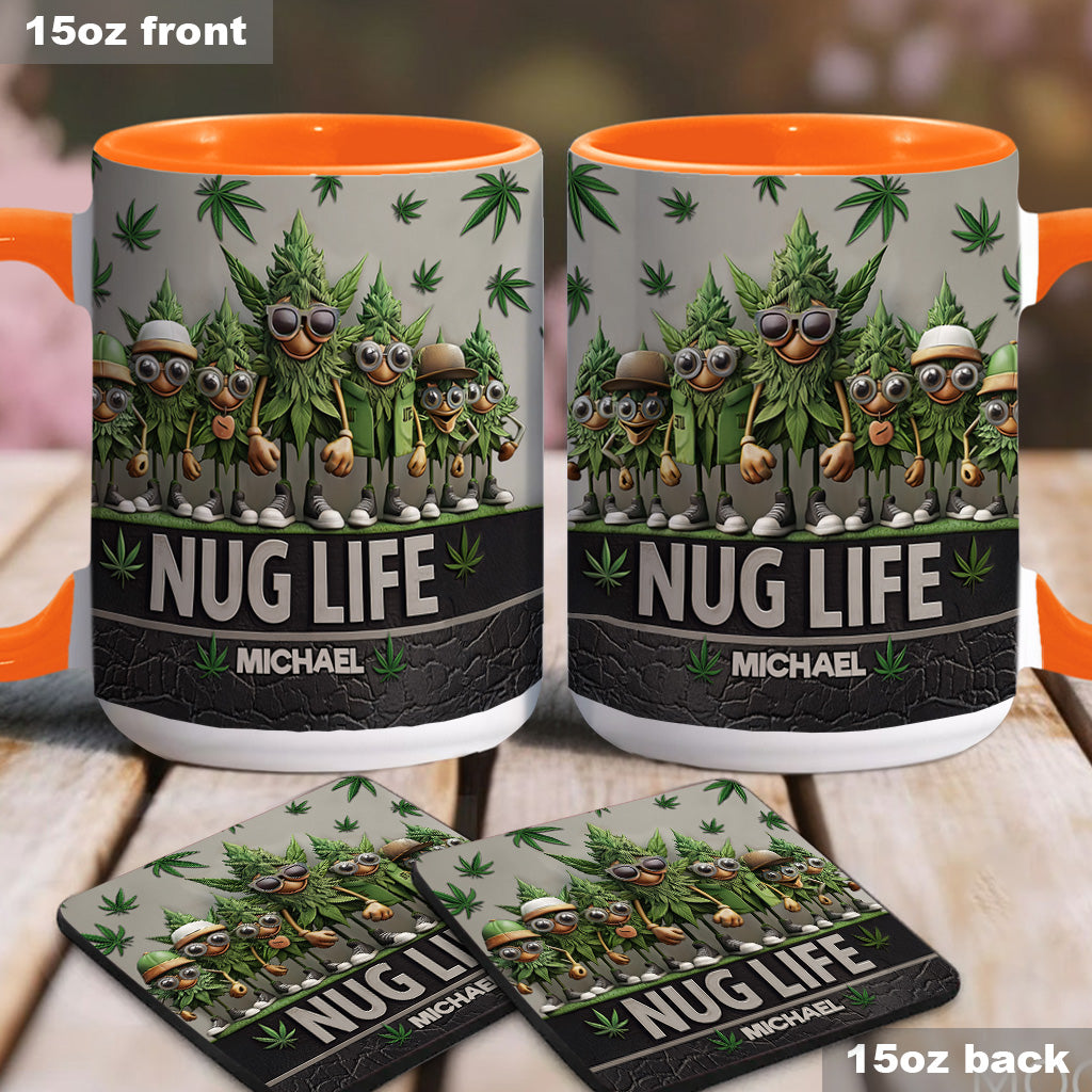 Nug Life - Personalized Weed Accent Mug