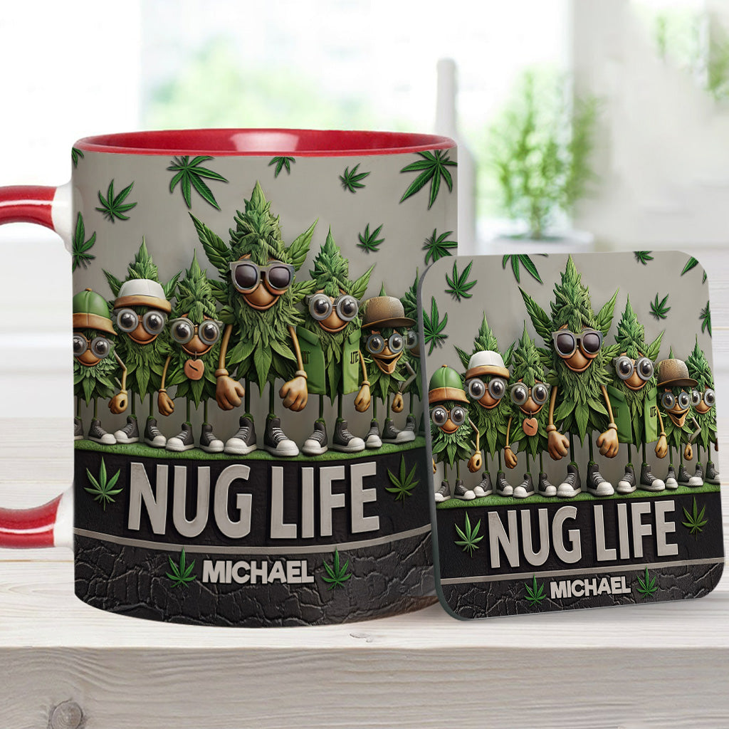 Nug Life - Personalized Weed Accent Mug