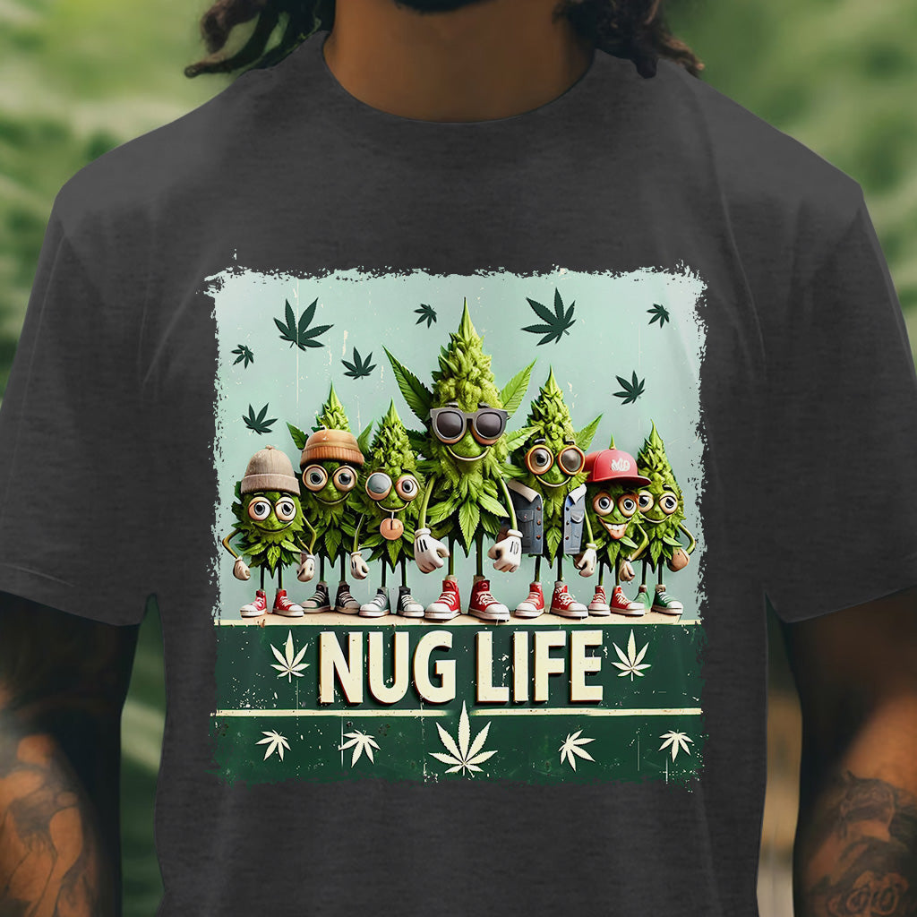 Nug Life - T-shirt et sweat à capuche sur le thème du cannabis