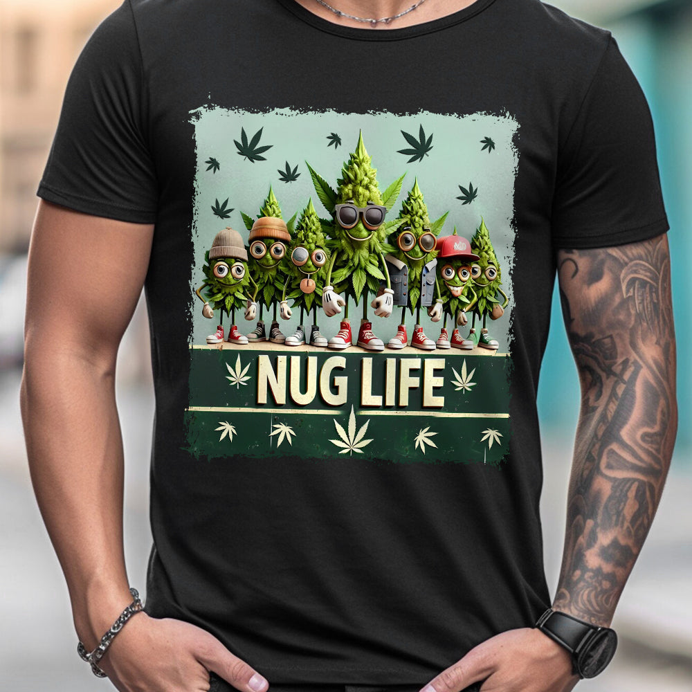 Nug Life - T-shirt et sweat à capuche sur le thème du cannabis