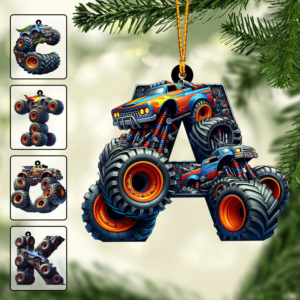 Strong Cars - Personalized Kid Ornament