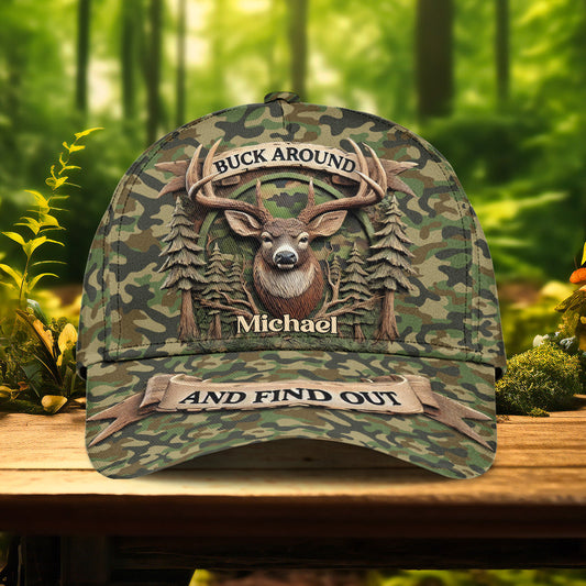 Chassez à l'aveuglette et découvrez-le ! - Casquette de chasse classique personnalisée