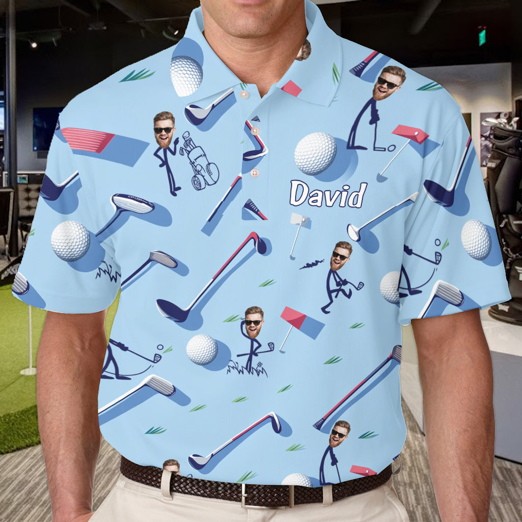 Funny Gift For Golf Dad, Husband.. - Personalized Golf Polo Shirt