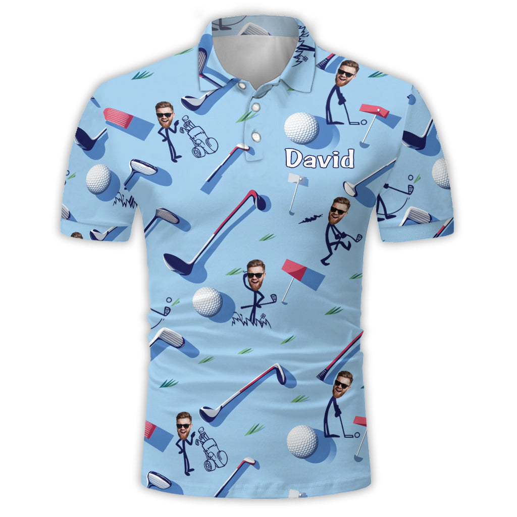 Funny Gift For Golf Dad, Husband.. - Personalized Golf Polo Shirt