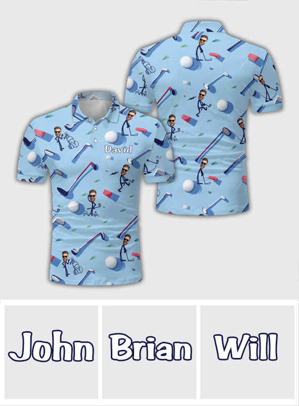 Funny Gift For Golf Dad, Husband.. - Personalized Golf Polo Shirt