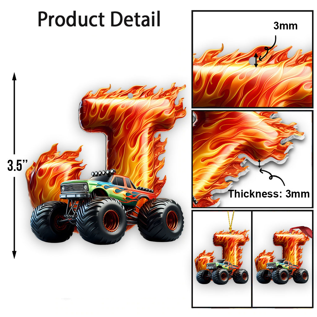 Strong Cars - Personalized Kid Ornament