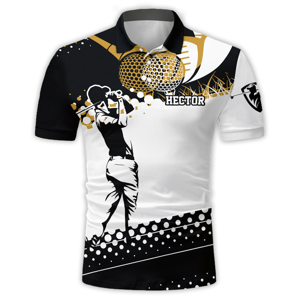 Golf & Beer That's Why I'm Here - Personalized Golf Polo Shirt