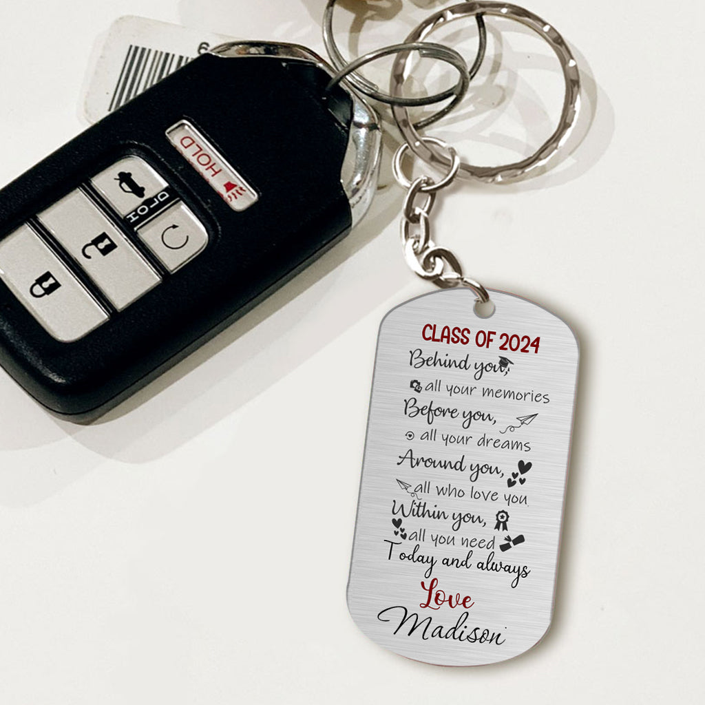 Class Of 2023 - Personalized Graduation Stainless Steel Keychain