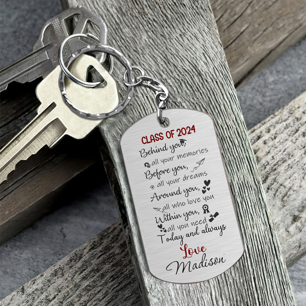 Class Of 2023 - Personalized Graduation Stainless Steel Keychain