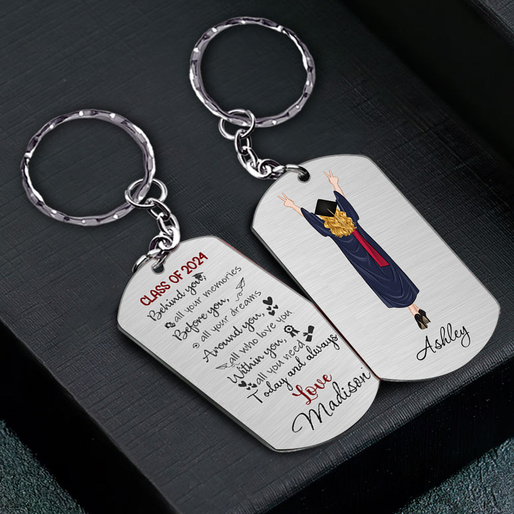 Class Of 2023 - Personalized Graduation Stainless Steel Keychain