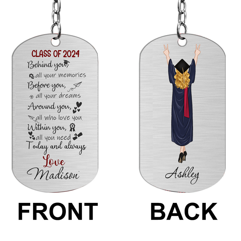 Class Of 2023 - Personalized Graduation Stainless Steel Keychain