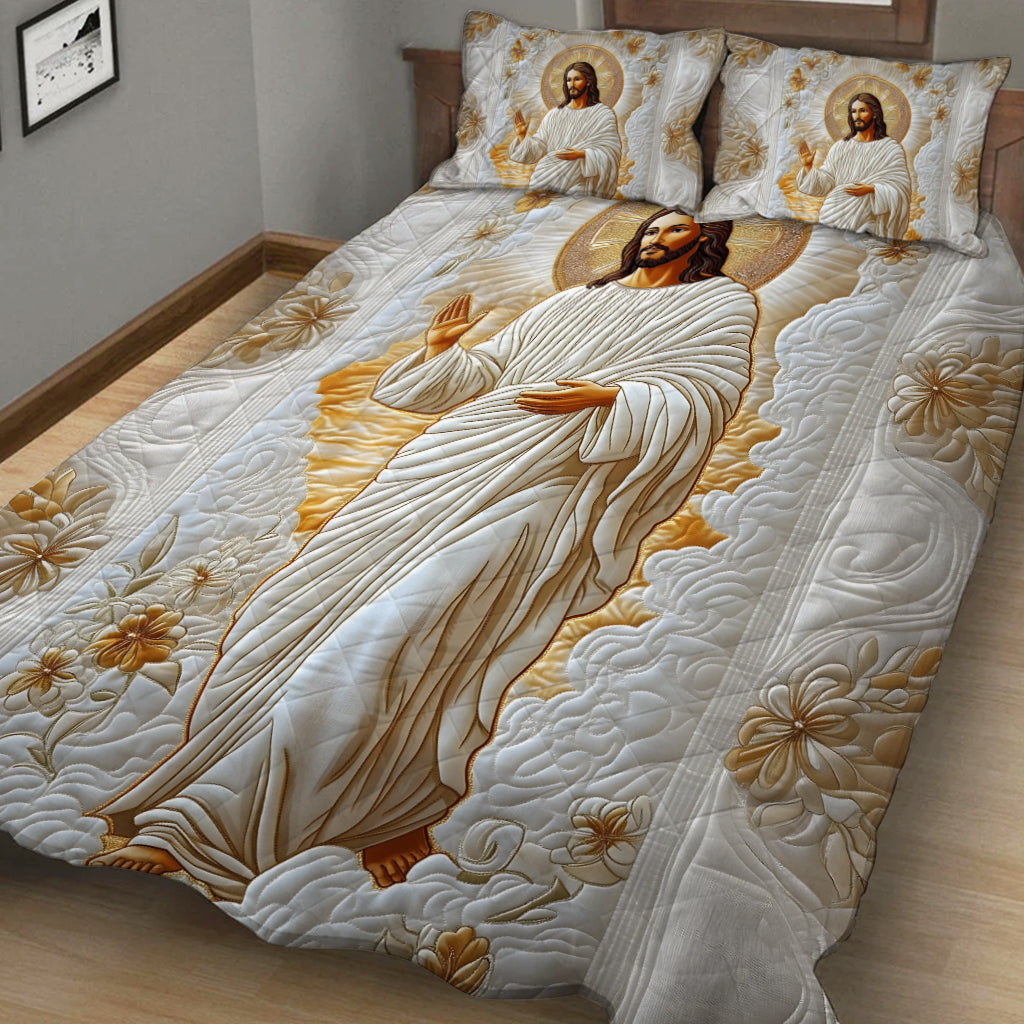 Foi, Espérance, Amour - Ensemble de courtepointe chrétienne