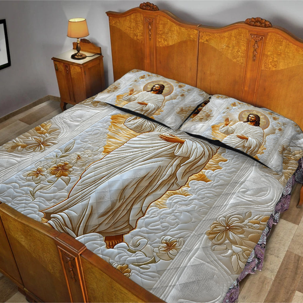 Foi, Espérance, Amour - Ensemble de courtepointe chrétienne