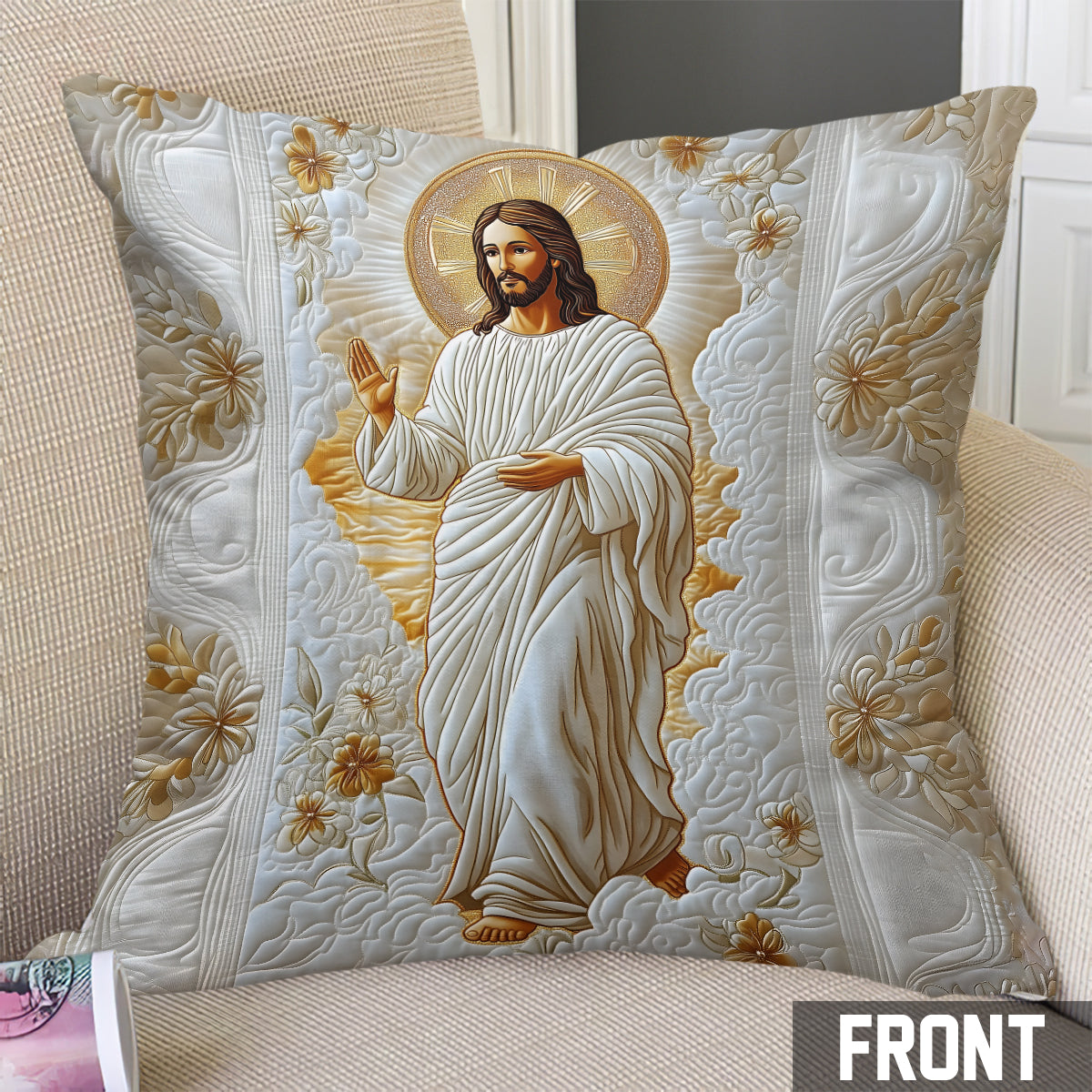 Faith Hope Love - Christian Throw Pillow