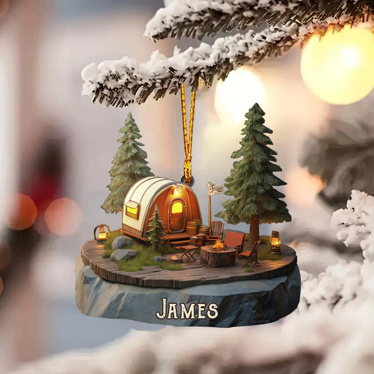 Vie de camping - Ornement de camping personnalisé