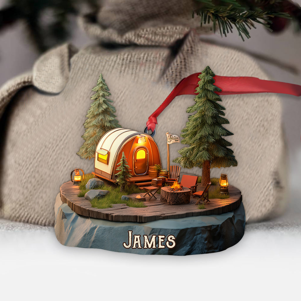 Camp Life - Personalized Camping Ornament