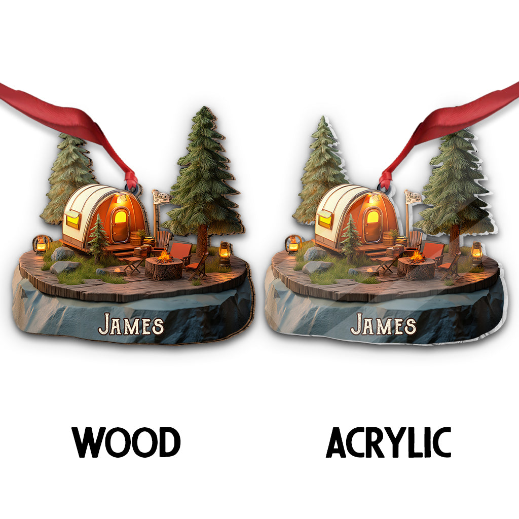 Camp Life - Personalized Camping Ornament