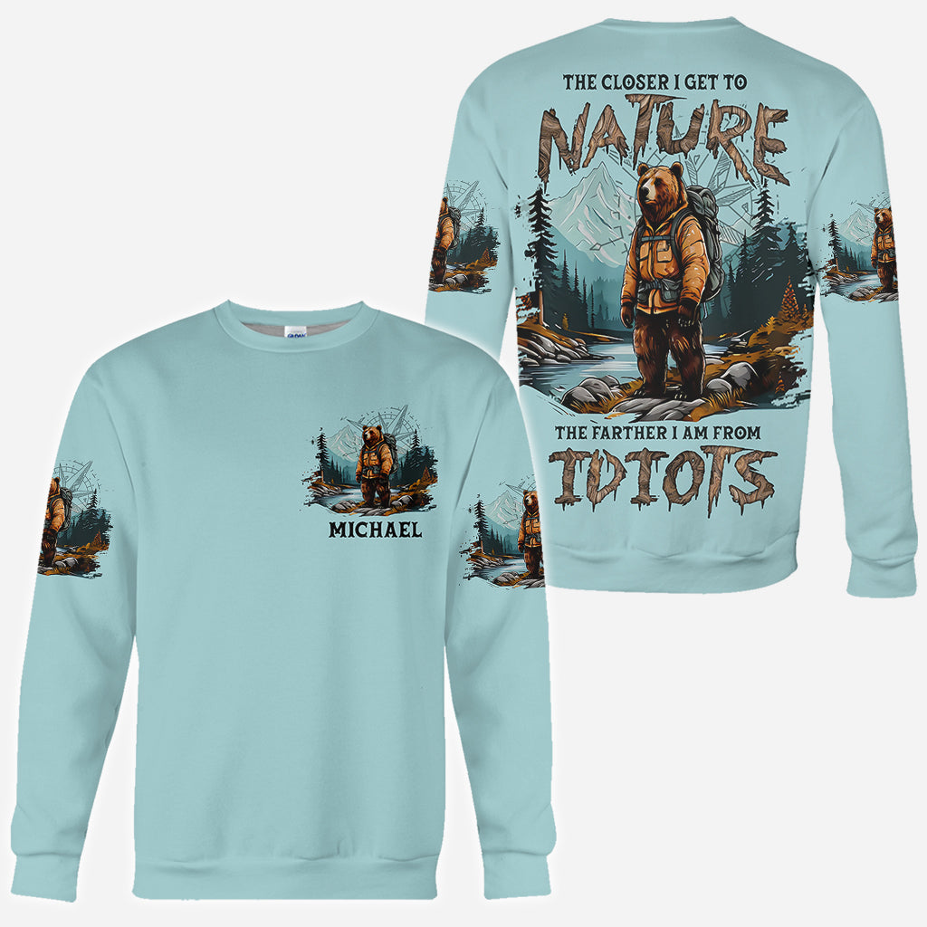 T-shirt de camping personnalisé Wander Bear